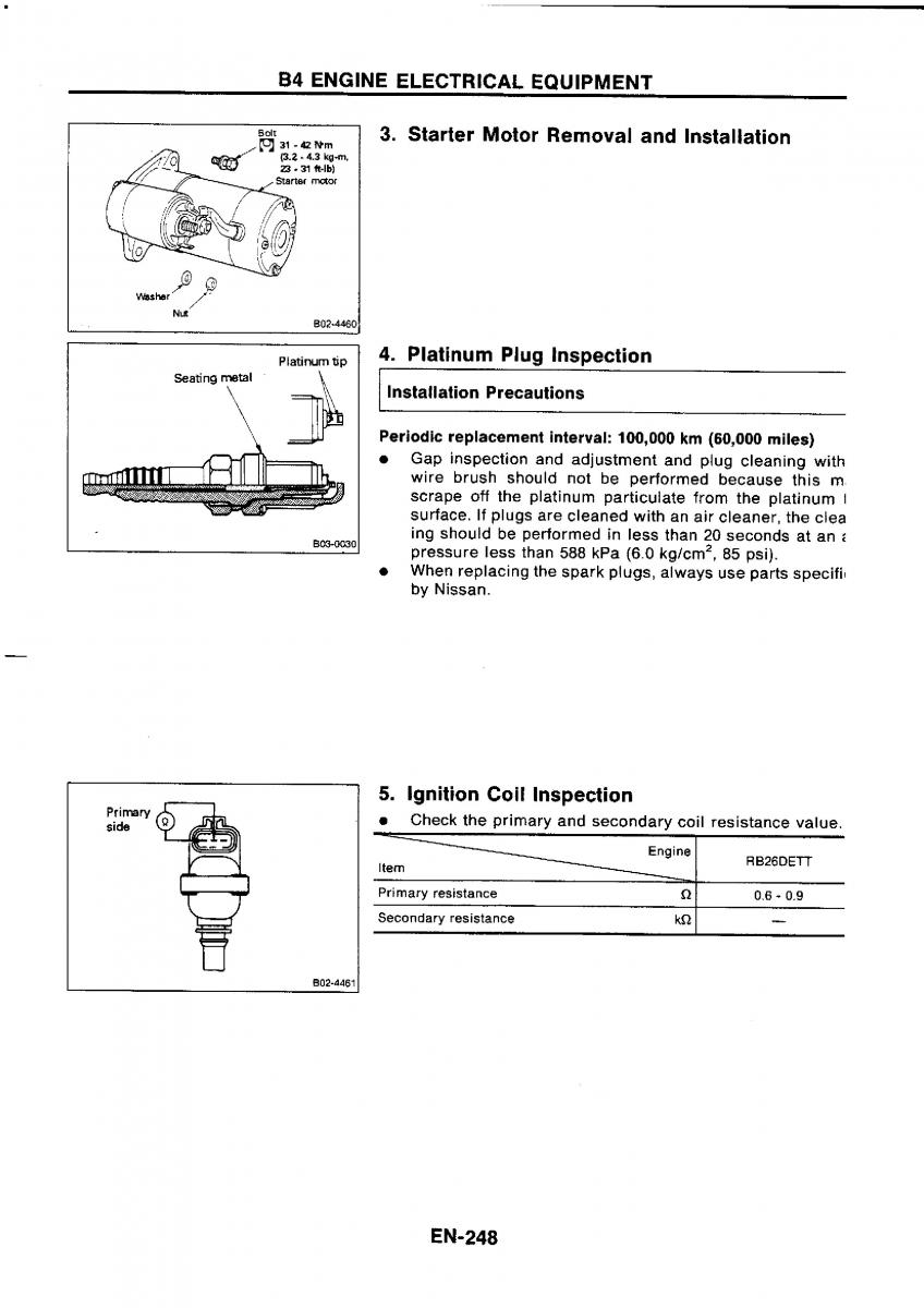 Nissan GTR R32 workshop service manual / page 265