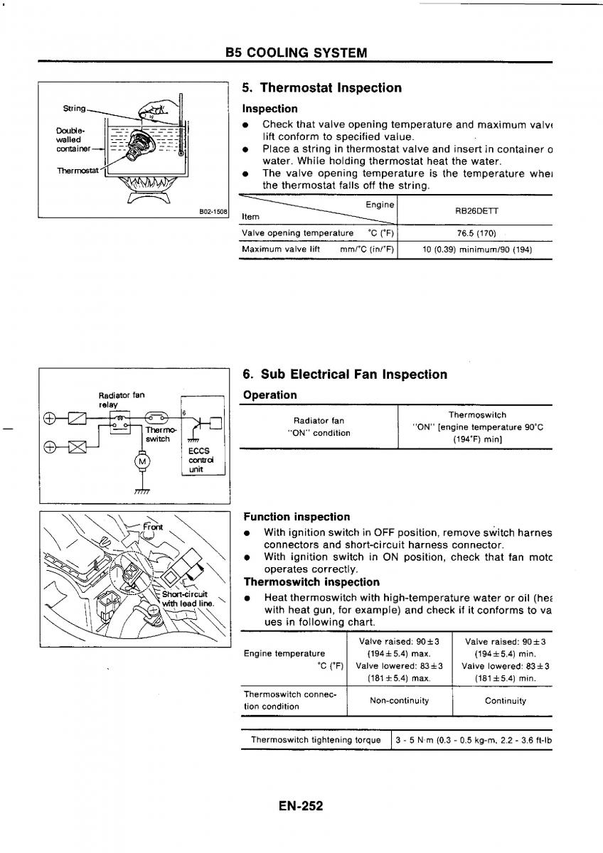 Nissan GTR R32 workshop service manual / page 269