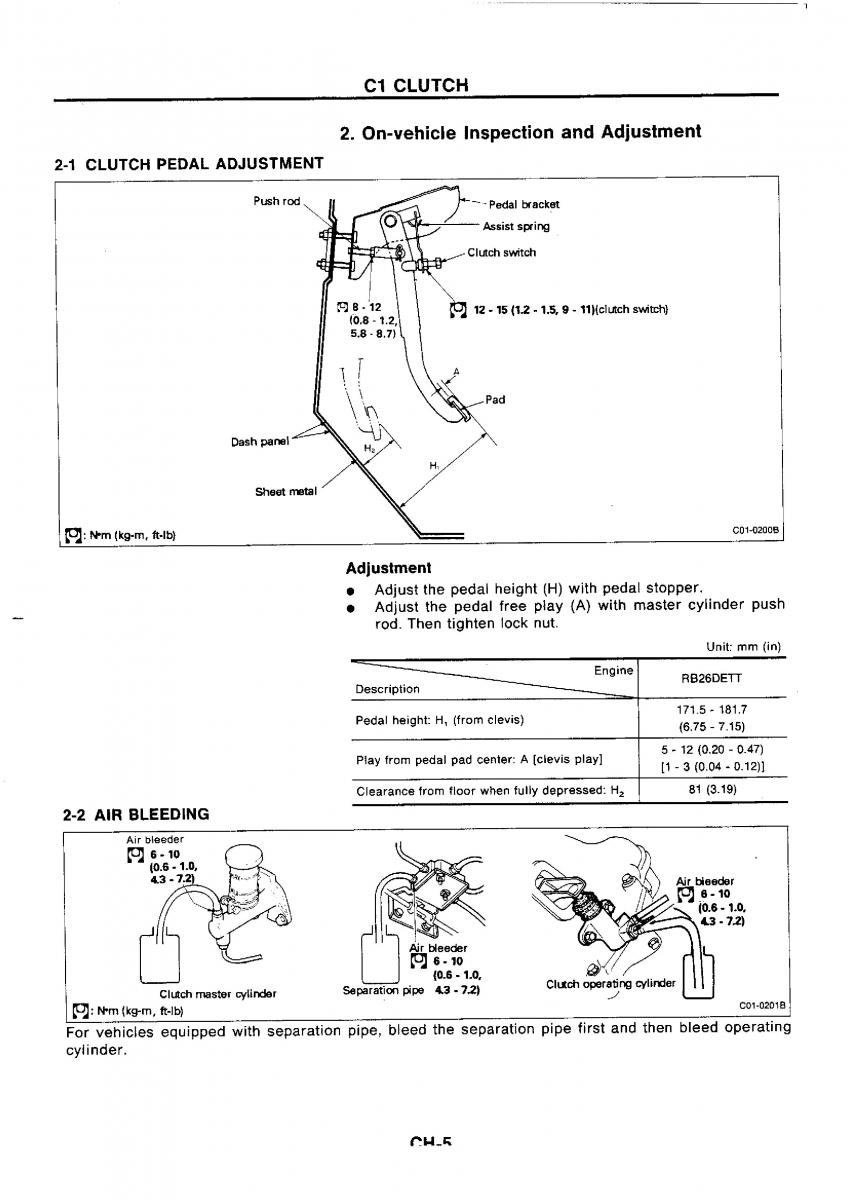 Nissan GTR R32 workshop service manual / page 285