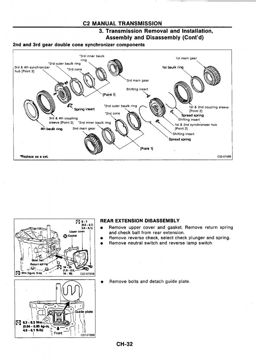 Nissan GTR R32 workshop service manual / page 311