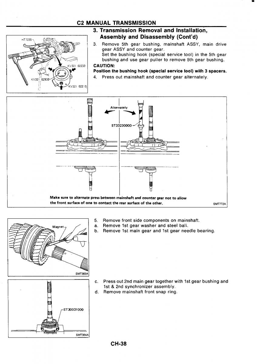 Nissan GTR R32 workshop service manual / page 317