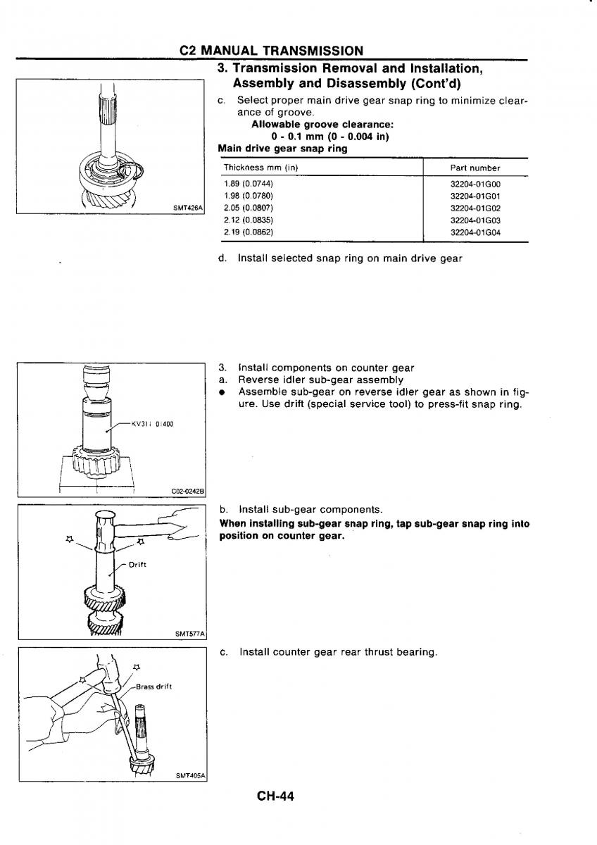 Nissan GTR R32 workshop service manual / page 323