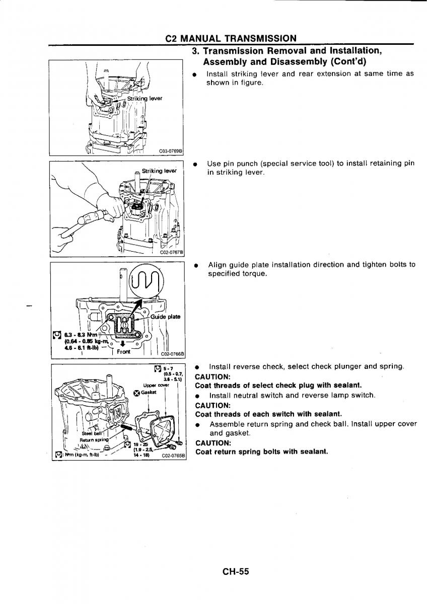 Nissan GTR R32 workshop service manual / page 334