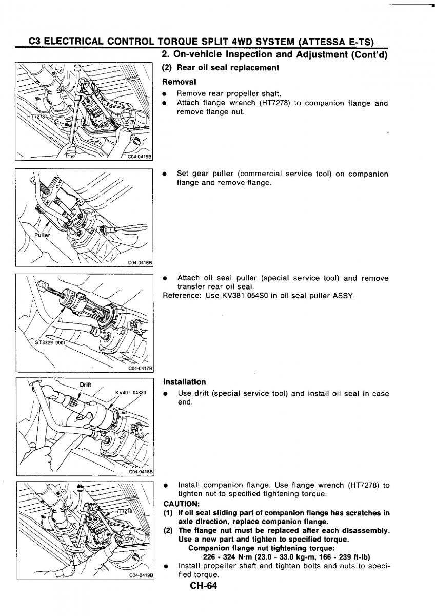 Nissan GTR R32 workshop service manual / page 343