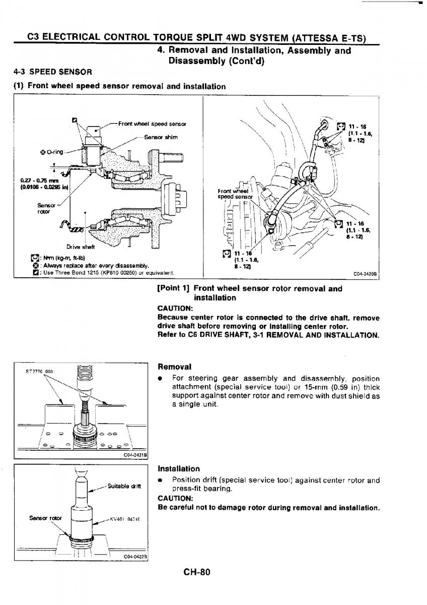 Nissan GTR R32 workshop service manual / page 359