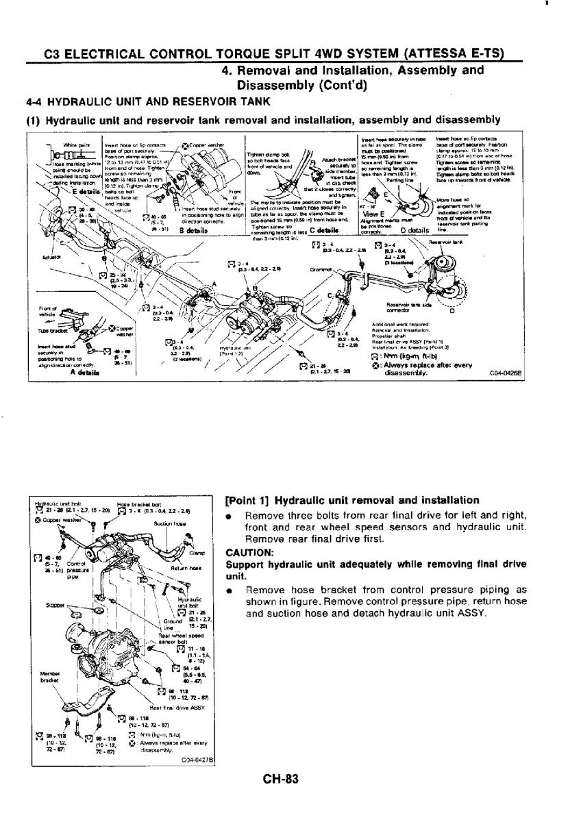 Nissan GTR R32 workshop service manual / page 362