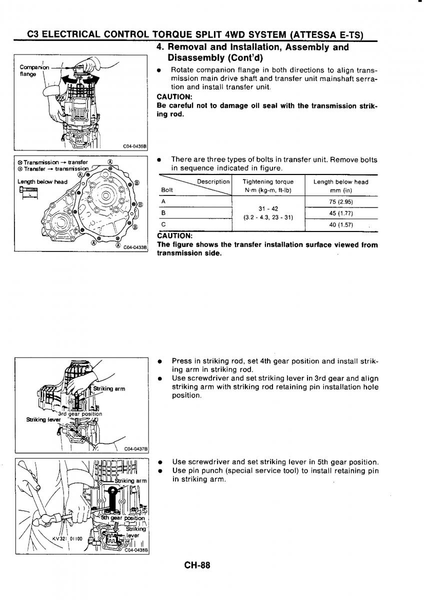 Nissan GTR R32 workshop service manual / page 367