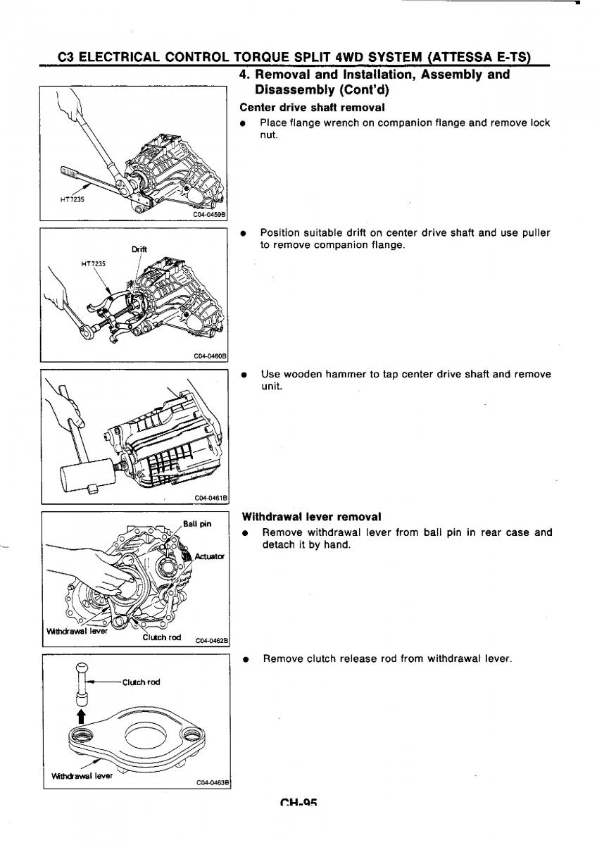 Nissan GTR R32 workshop service manual / page 374