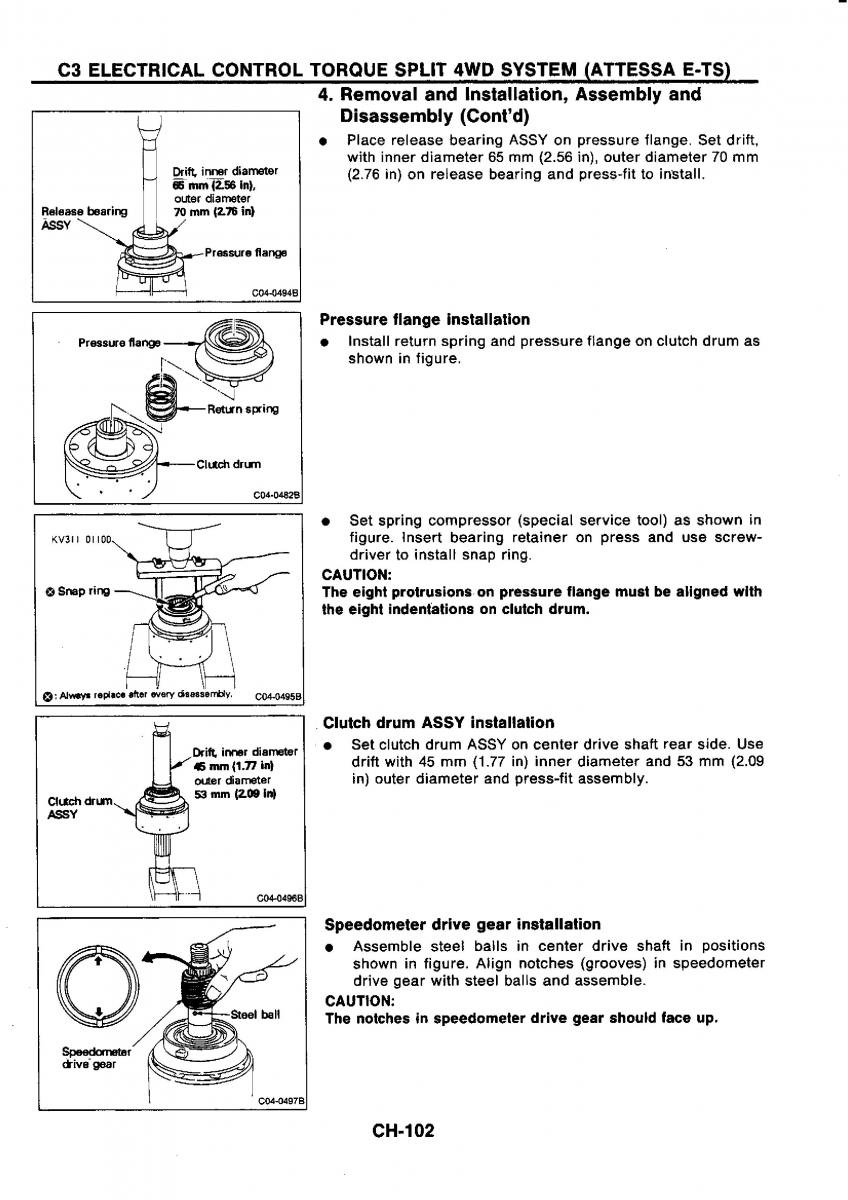 Nissan GTR R32 workshop service manual / page 381