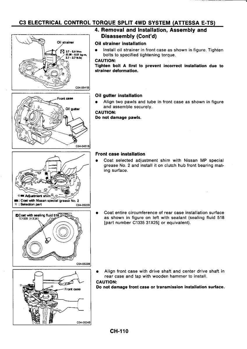 Nissan GTR R32 workshop service manual / page 389