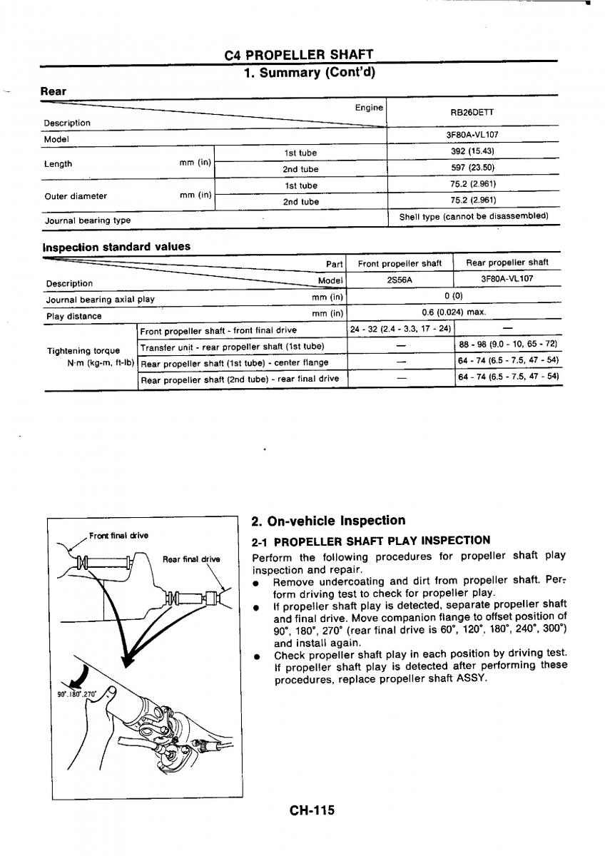 Nissan GTR R32 workshop service manual / page 394