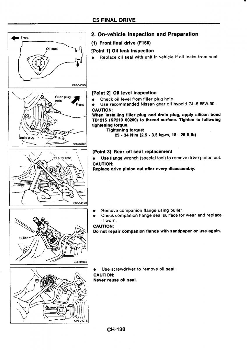 Nissan GTR R32 workshop service manual / page 409