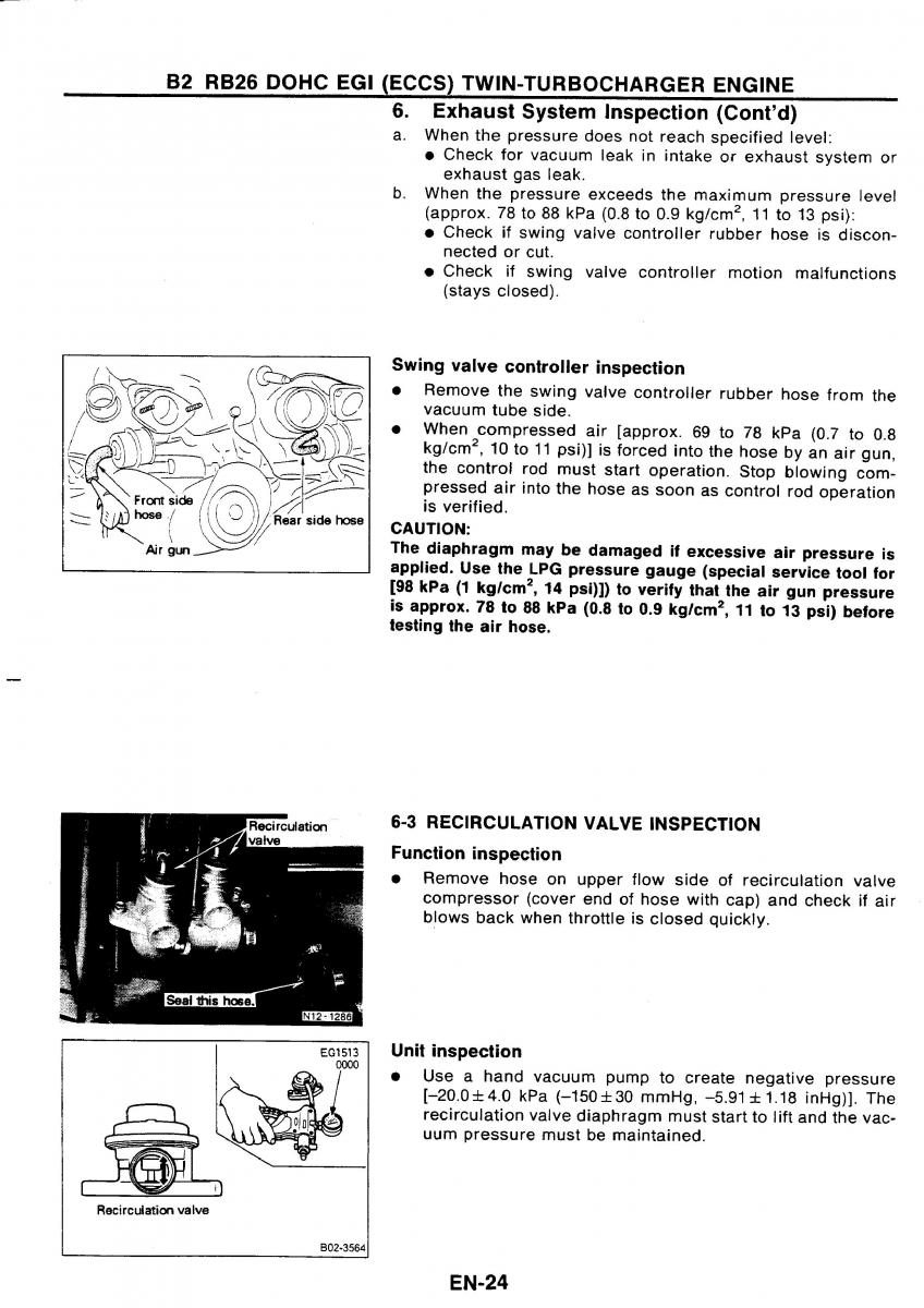 Nissan GTR R32 workshop service manual / page 41