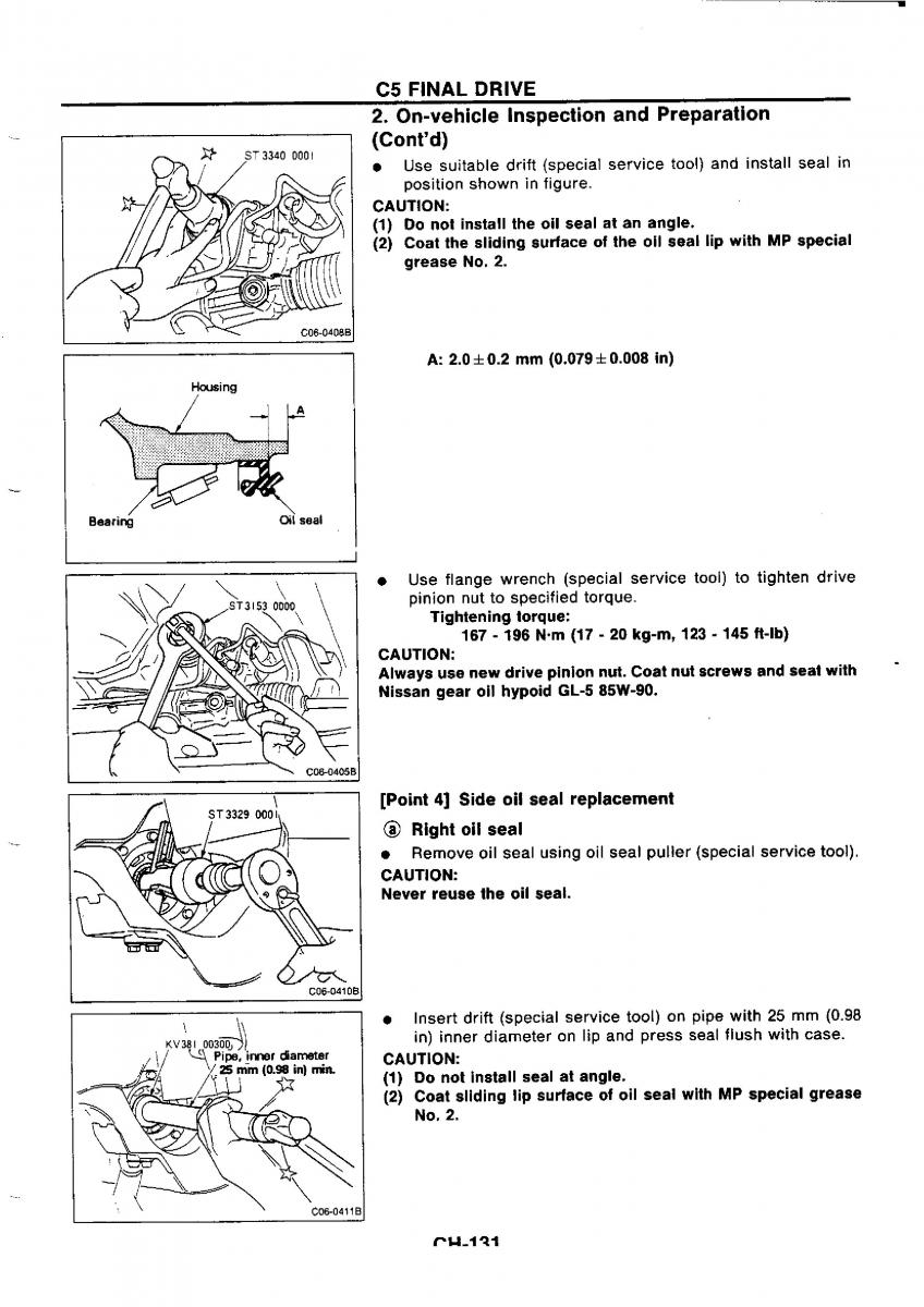 Nissan GTR R32 workshop service manual / page 410