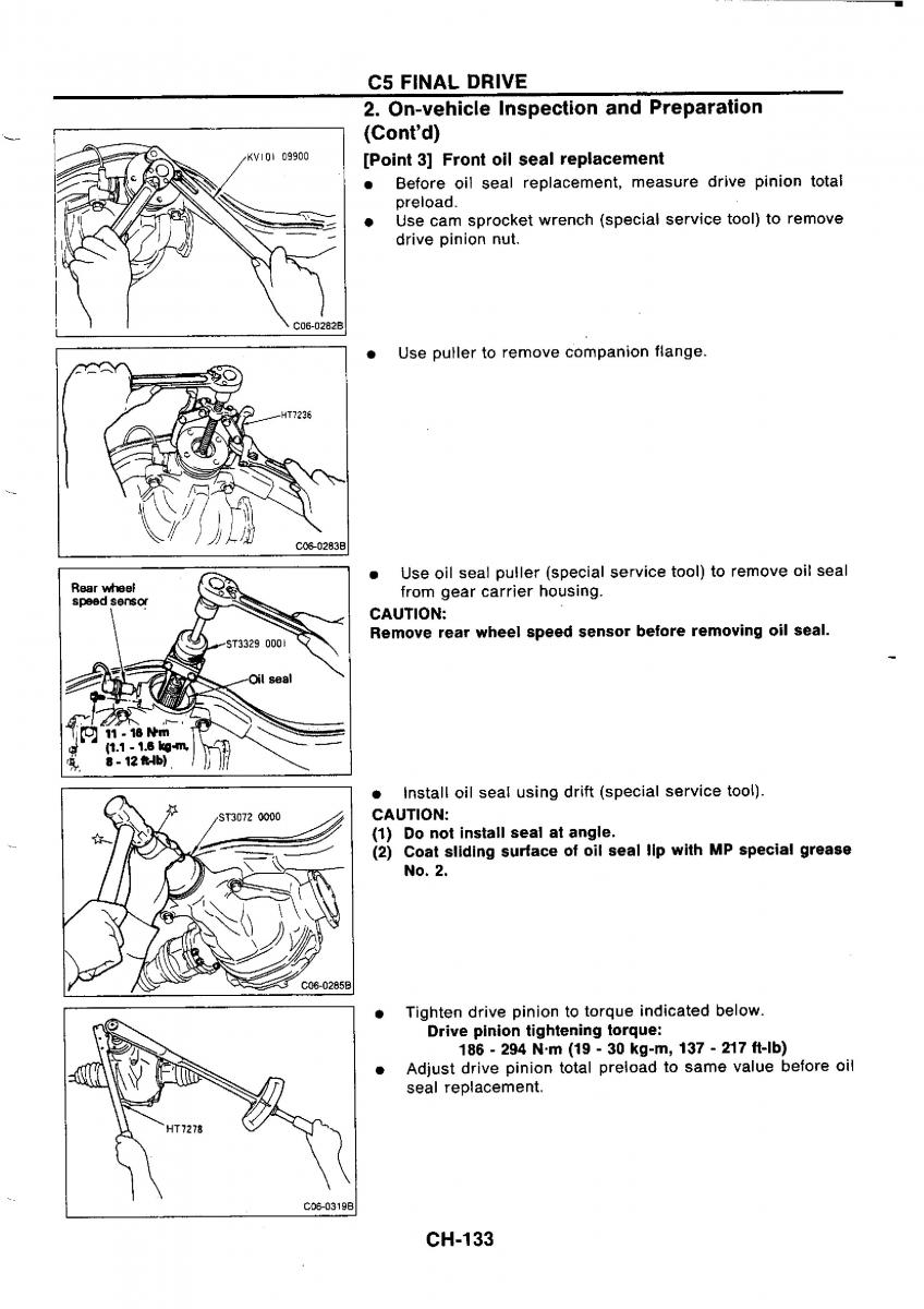 Nissan GTR R32 workshop service manual / page 412