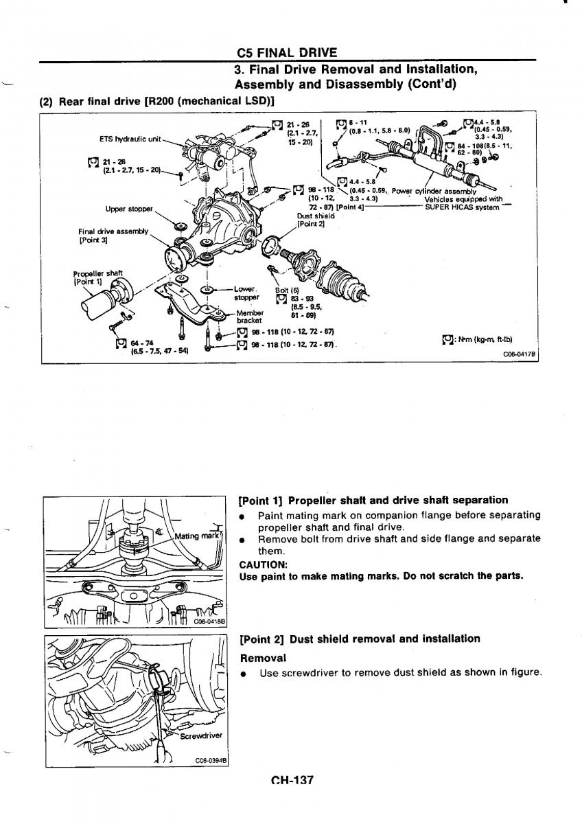 Nissan GTR R32 workshop service manual / page 416