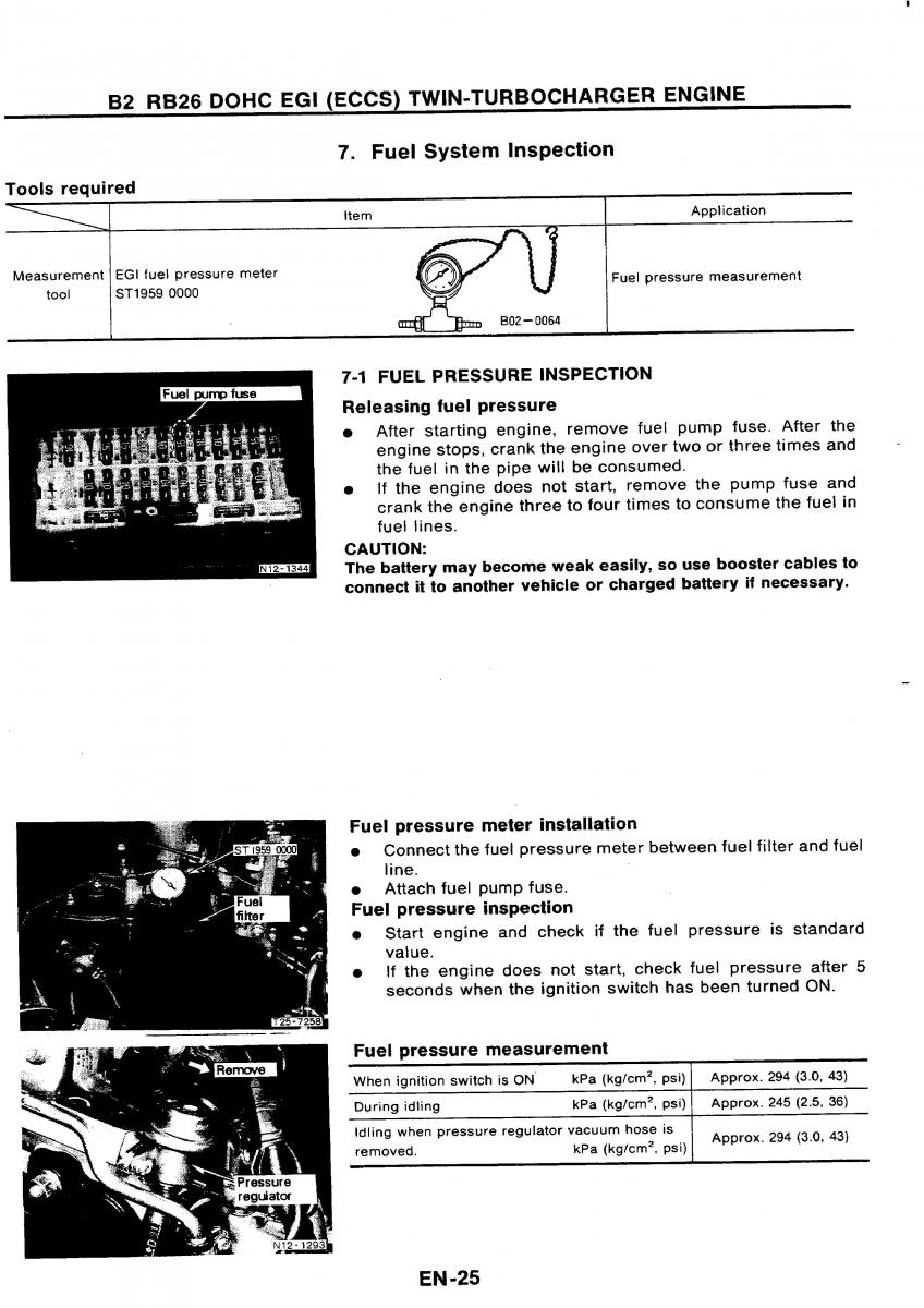 Nissan GTR R32 workshop service manual / page 42