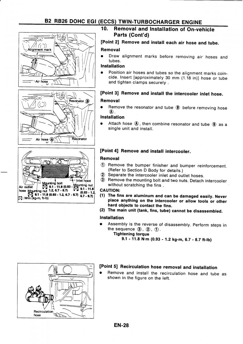 Nissan GTR R32 workshop service manual / page 45