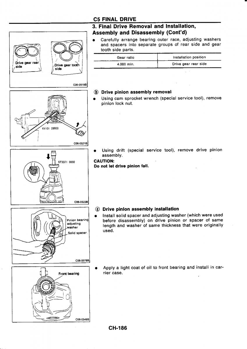 Nissan GTR R32 workshop service manual / page 465