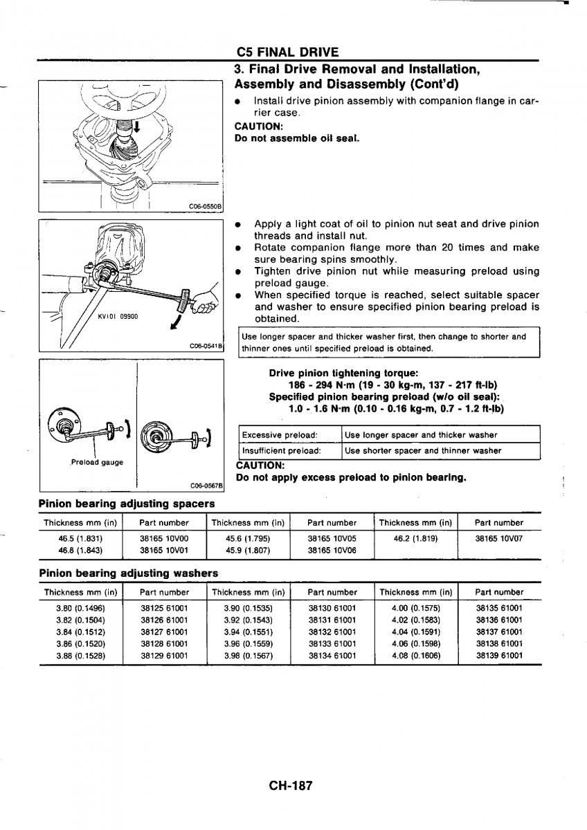 Nissan GTR R32 workshop service manual / page 466