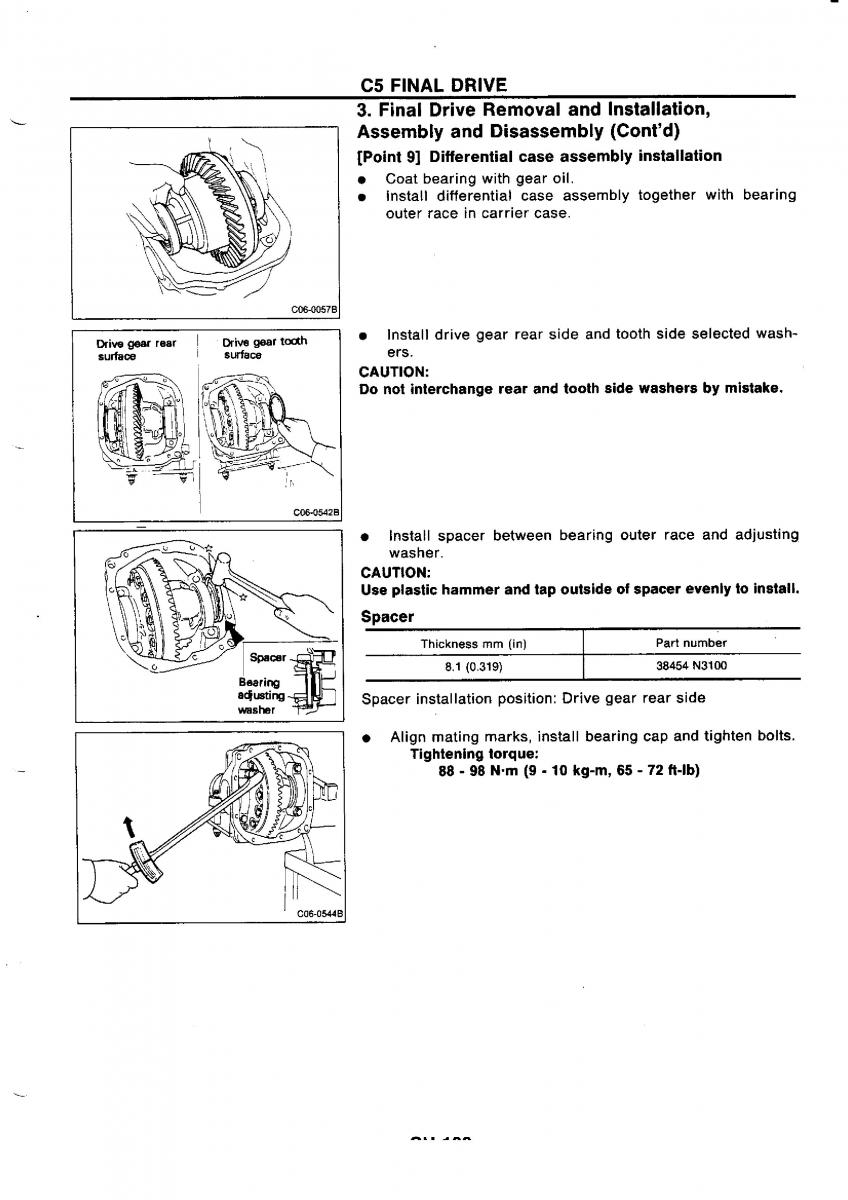 Nissan GTR R32 workshop service manual / page 468