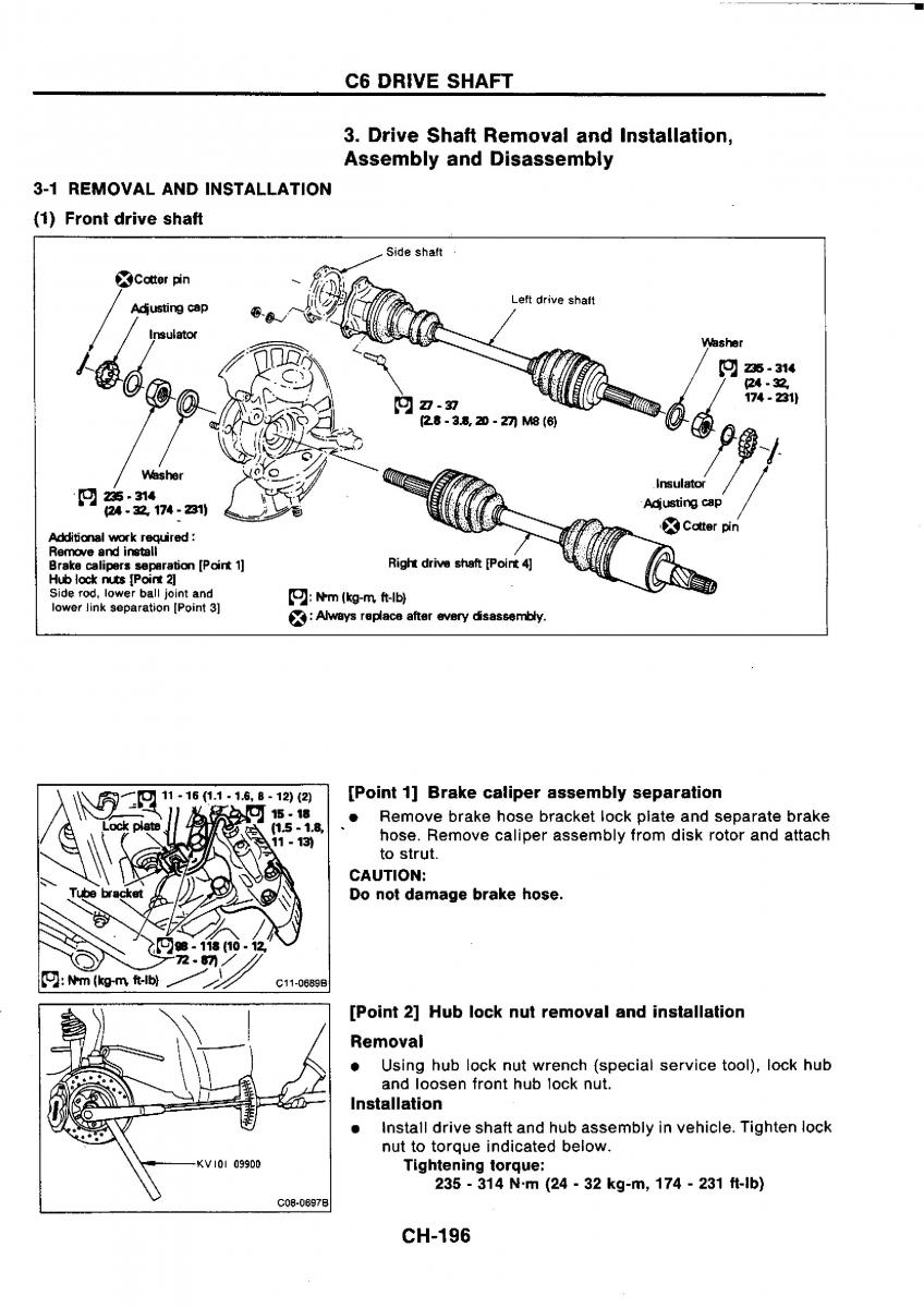 Nissan GTR R32 workshop service manual / page 475