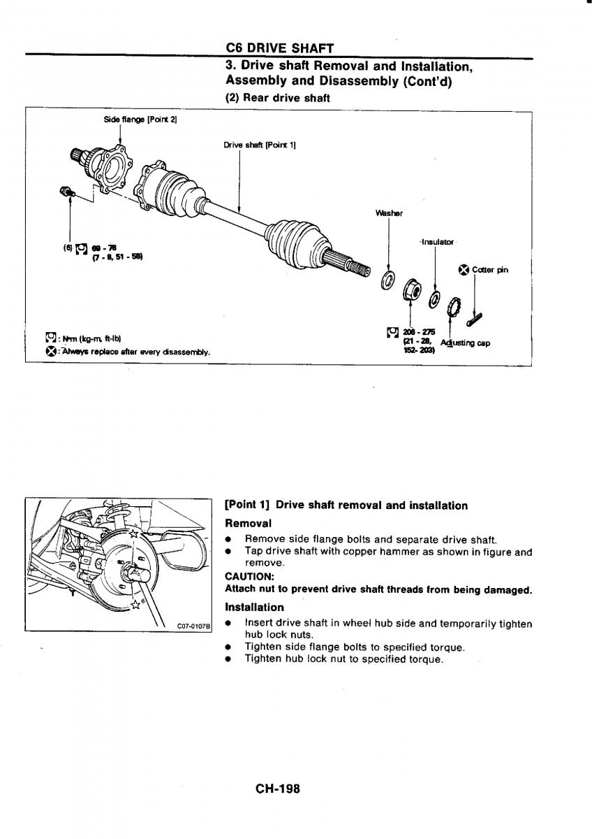 Nissan GTR R32 workshop service manual / page 477