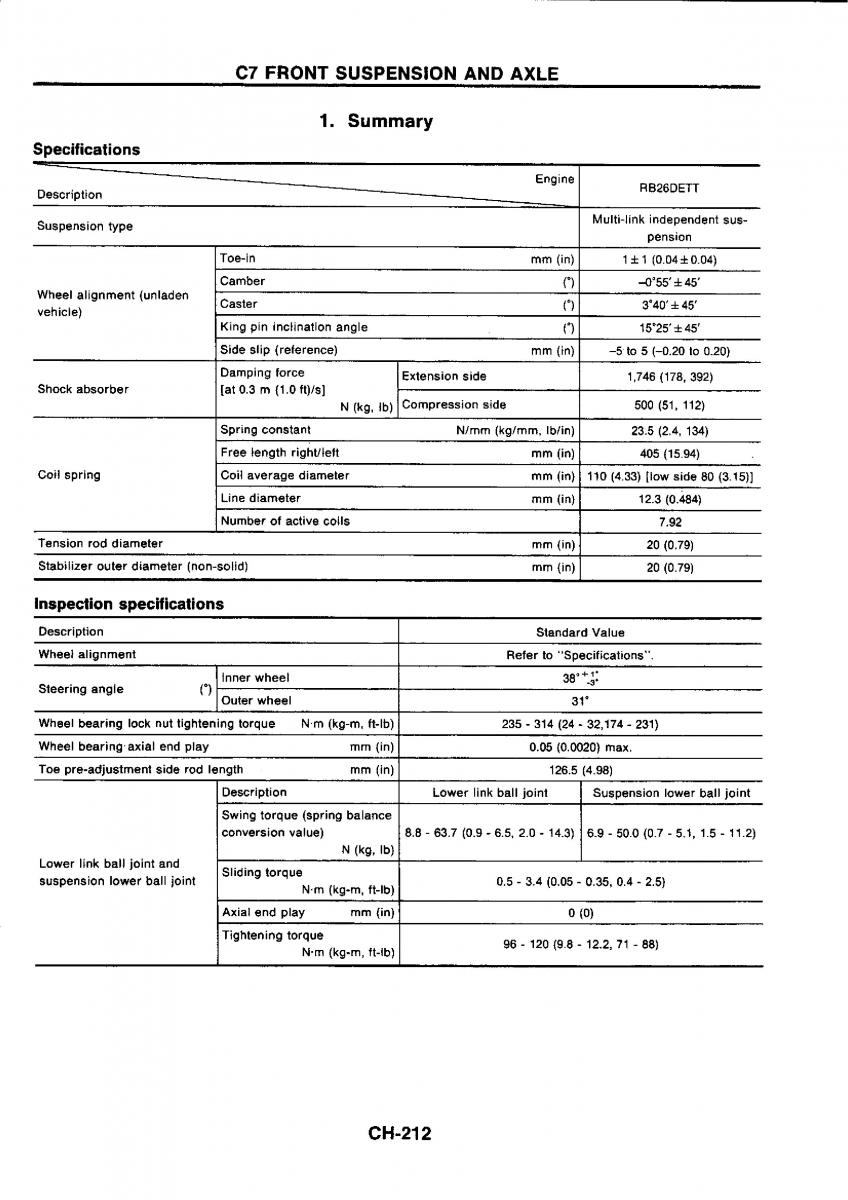 Nissan GTR R32 workshop service manual / page 491