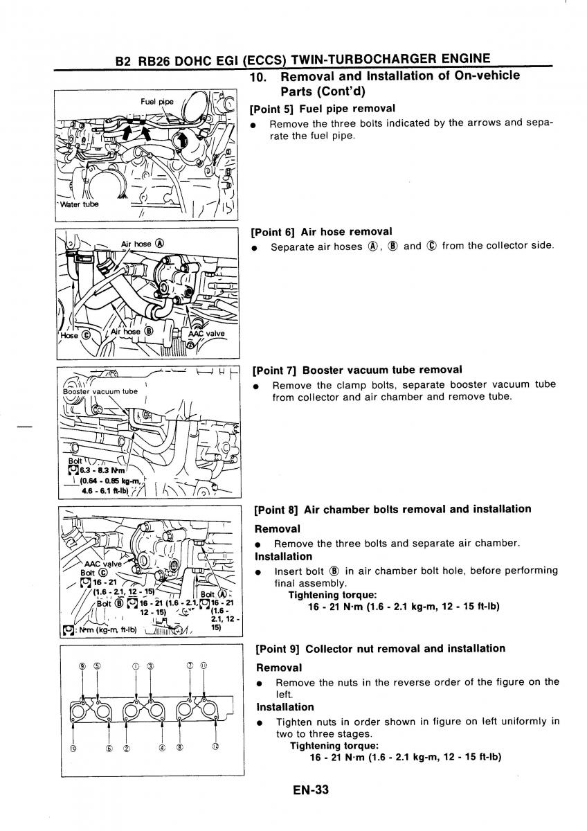 Nissan GTR R32 workshop service manual / page 50