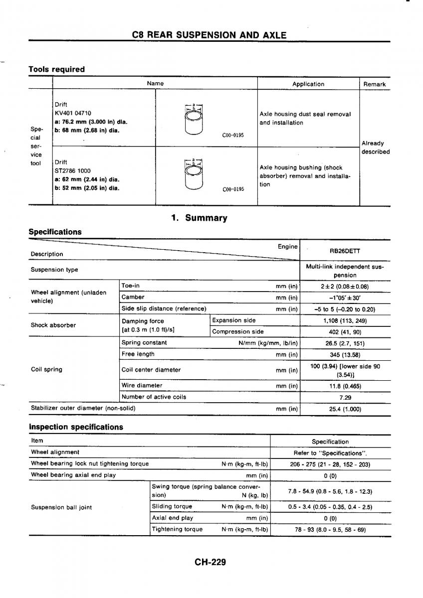 Nissan GTR R32 workshop service manual / page 508