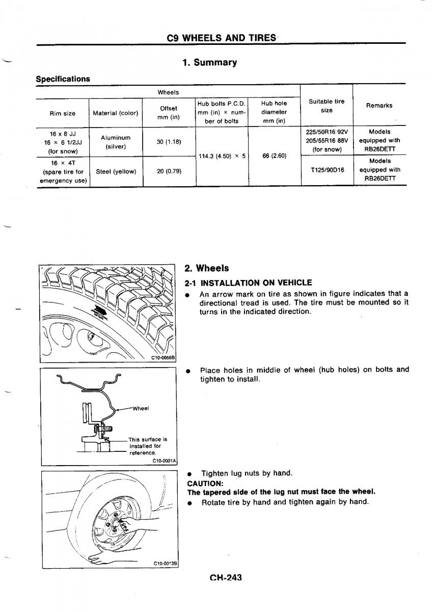 Nissan GTR R32 workshop service manual / page 522