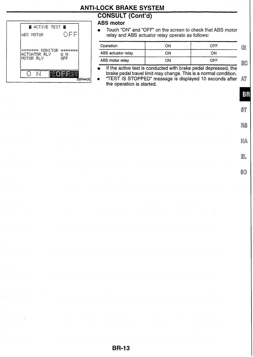 Nissan Skyline R34 workshop service manual / page 92