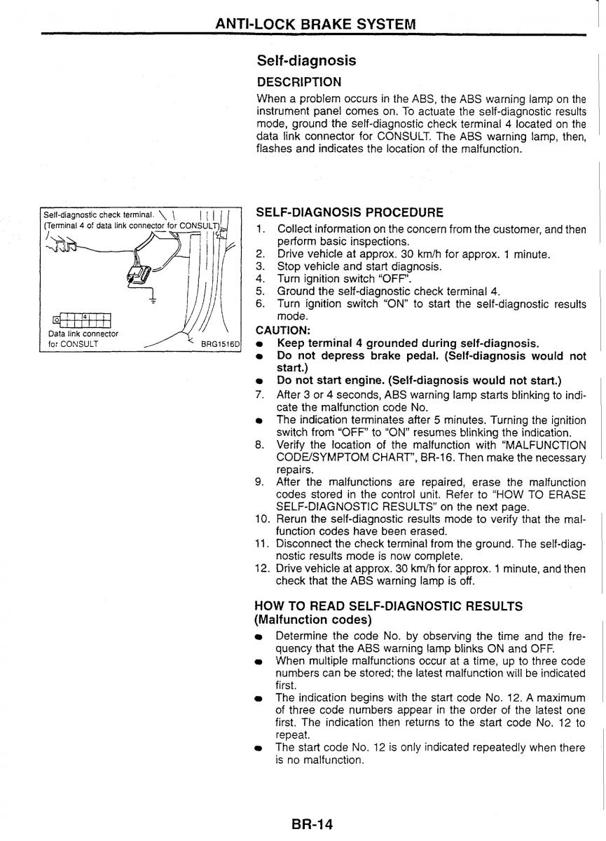 Nissan Skyline R34 workshop service manual / page 93