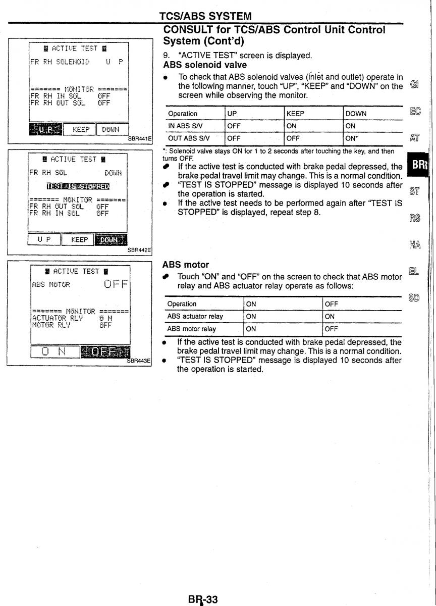 Nissan Skyline R34 workshop service manual / page 112