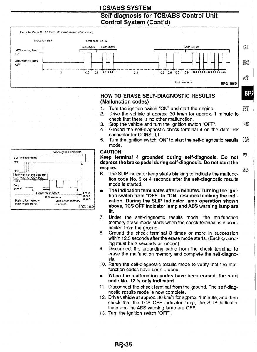 Nissan Skyline R34 workshop service manual / page 114