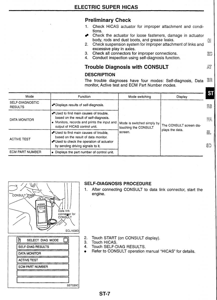 Nissan Skyline R34 workshop service manual / page 128