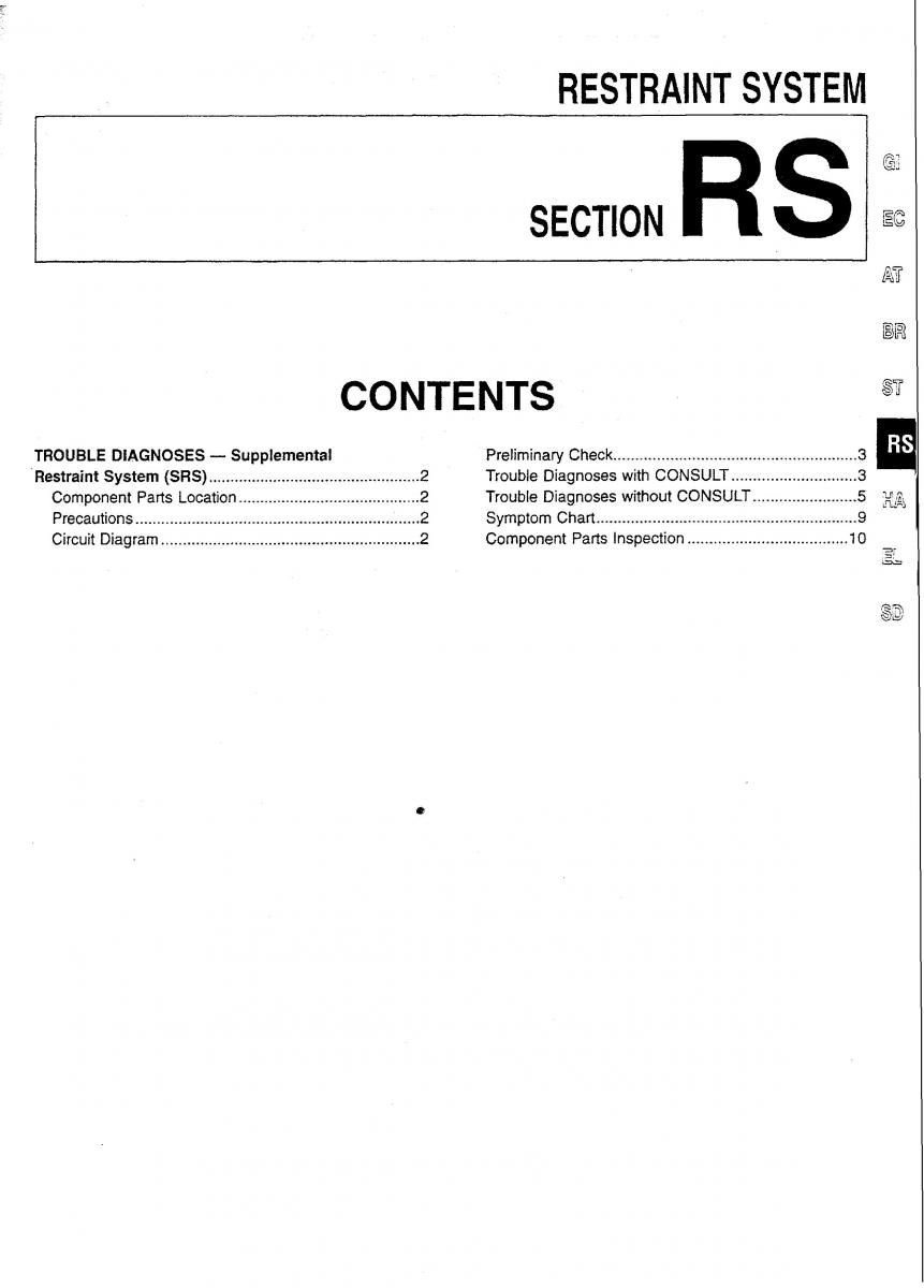 Nissan Skyline R34 workshop service manual / page 137