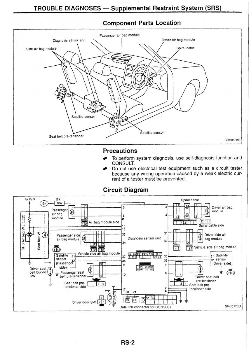 Nissan Skyline R34 workshop service manual / page 138