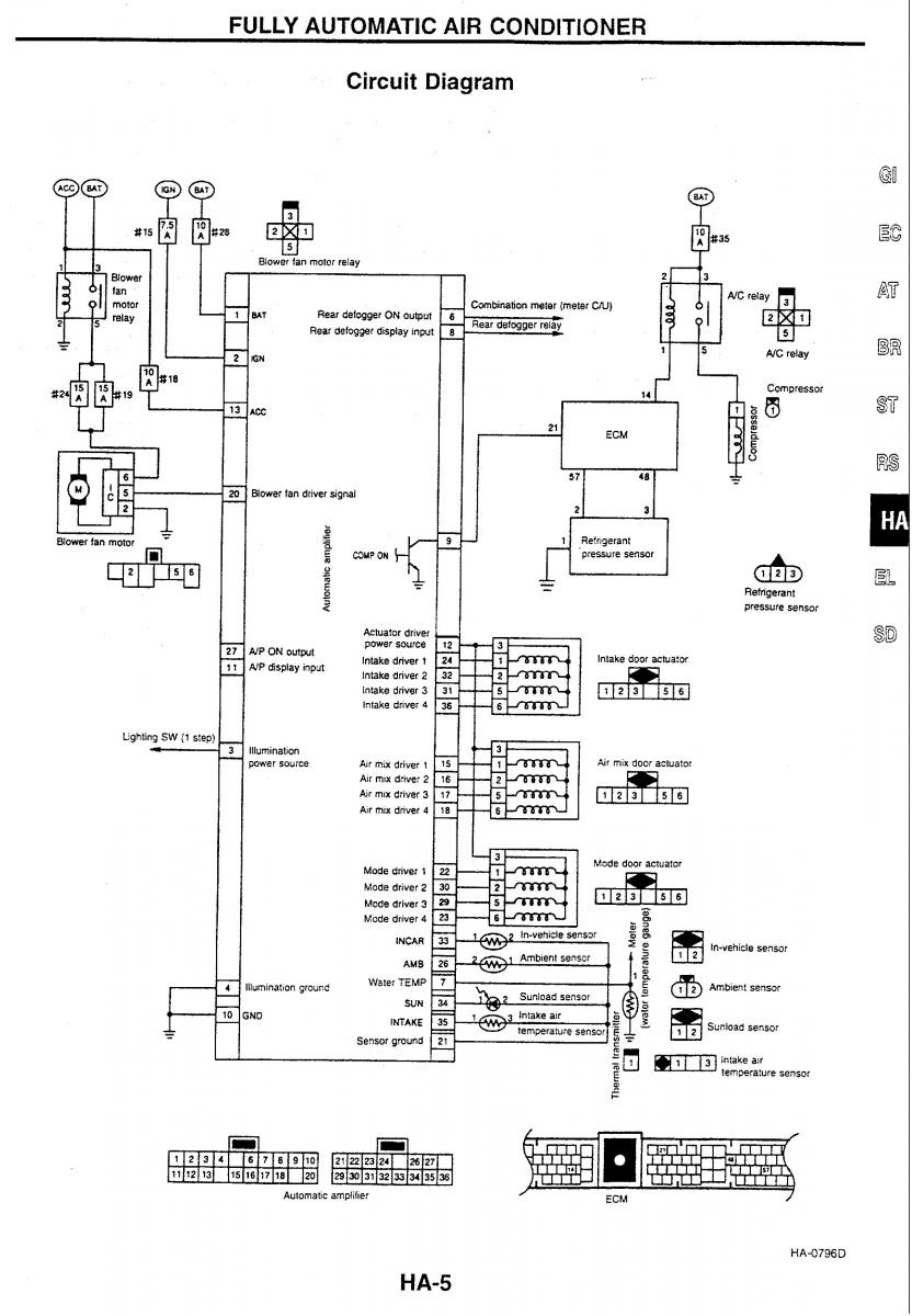 Nissan Skyline R34 workshop service manual / page 151