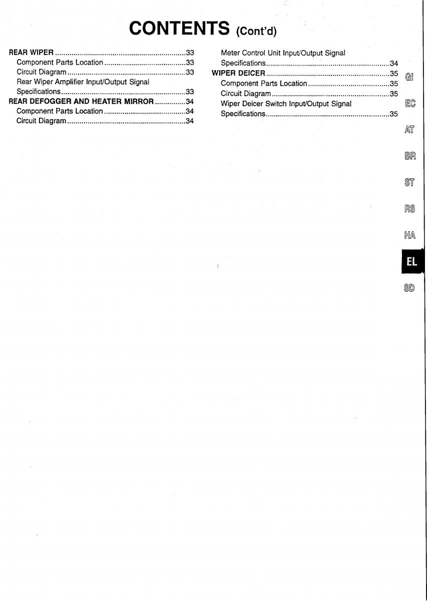 Nissan Skyline R34 workshop service manual / page 166