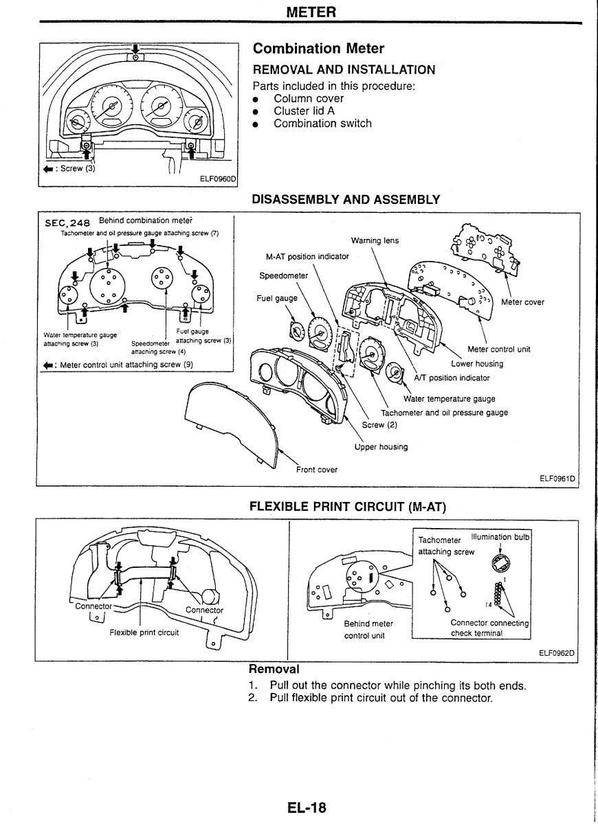 Nissan Skyline R34 workshop service manual / page 183