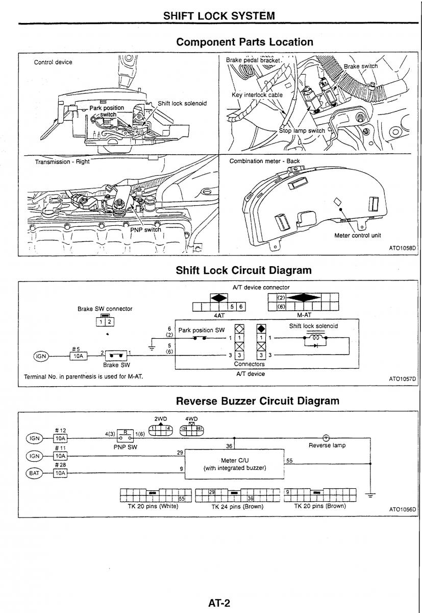 Nissan Skyline R34 workshop service manual / page 54