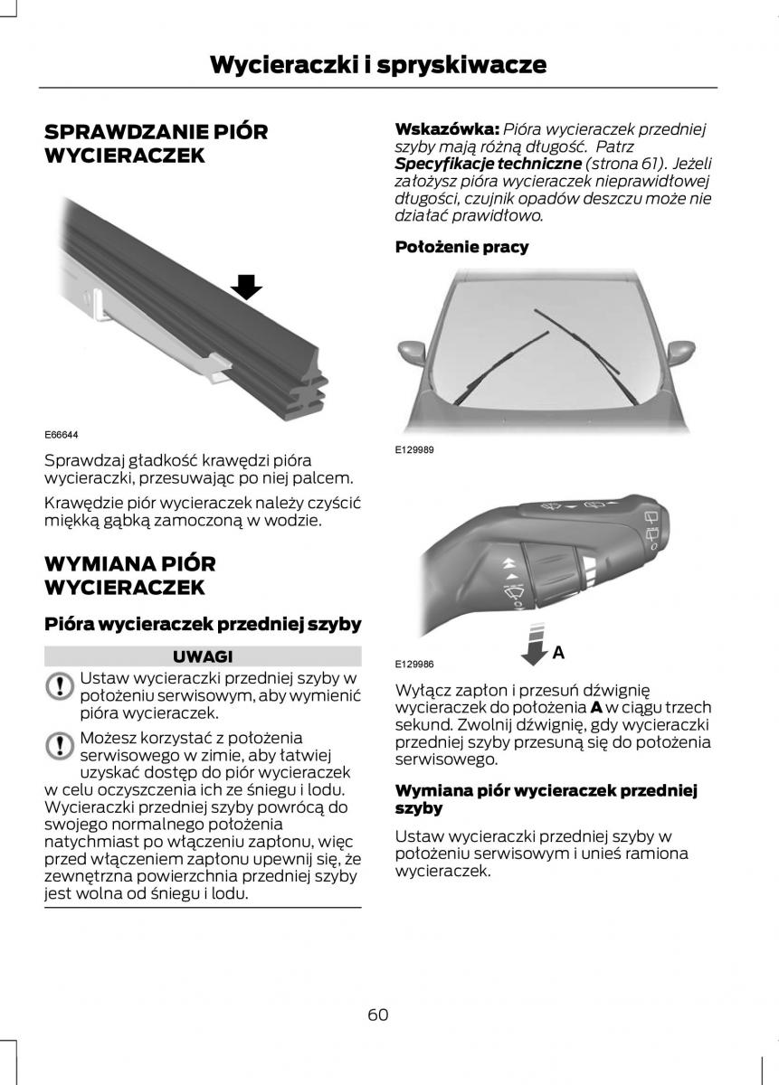 Ford C Max II 2 instrukcja obslugi / page 62