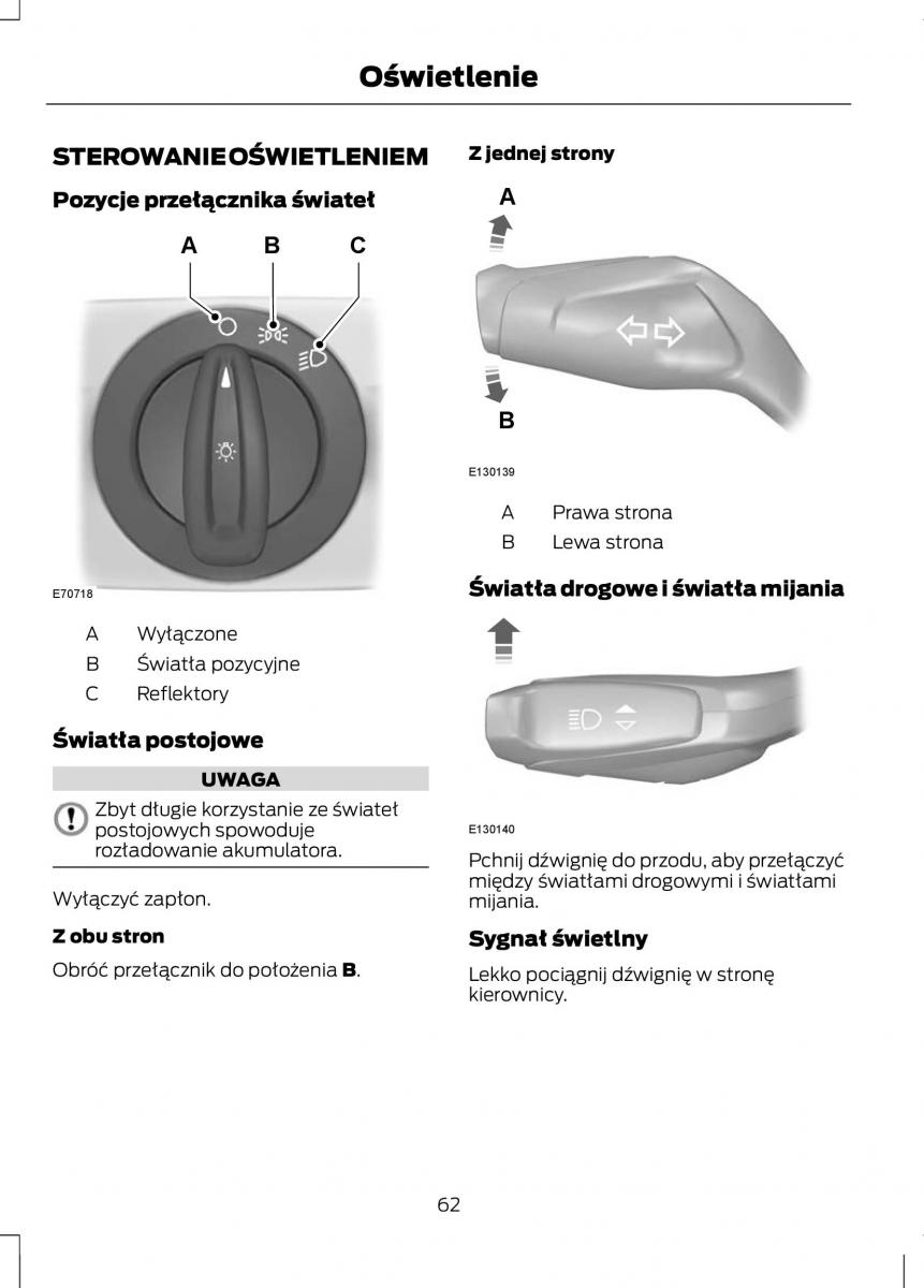 Ford C Max II 2 instrukcja obslugi / page 64