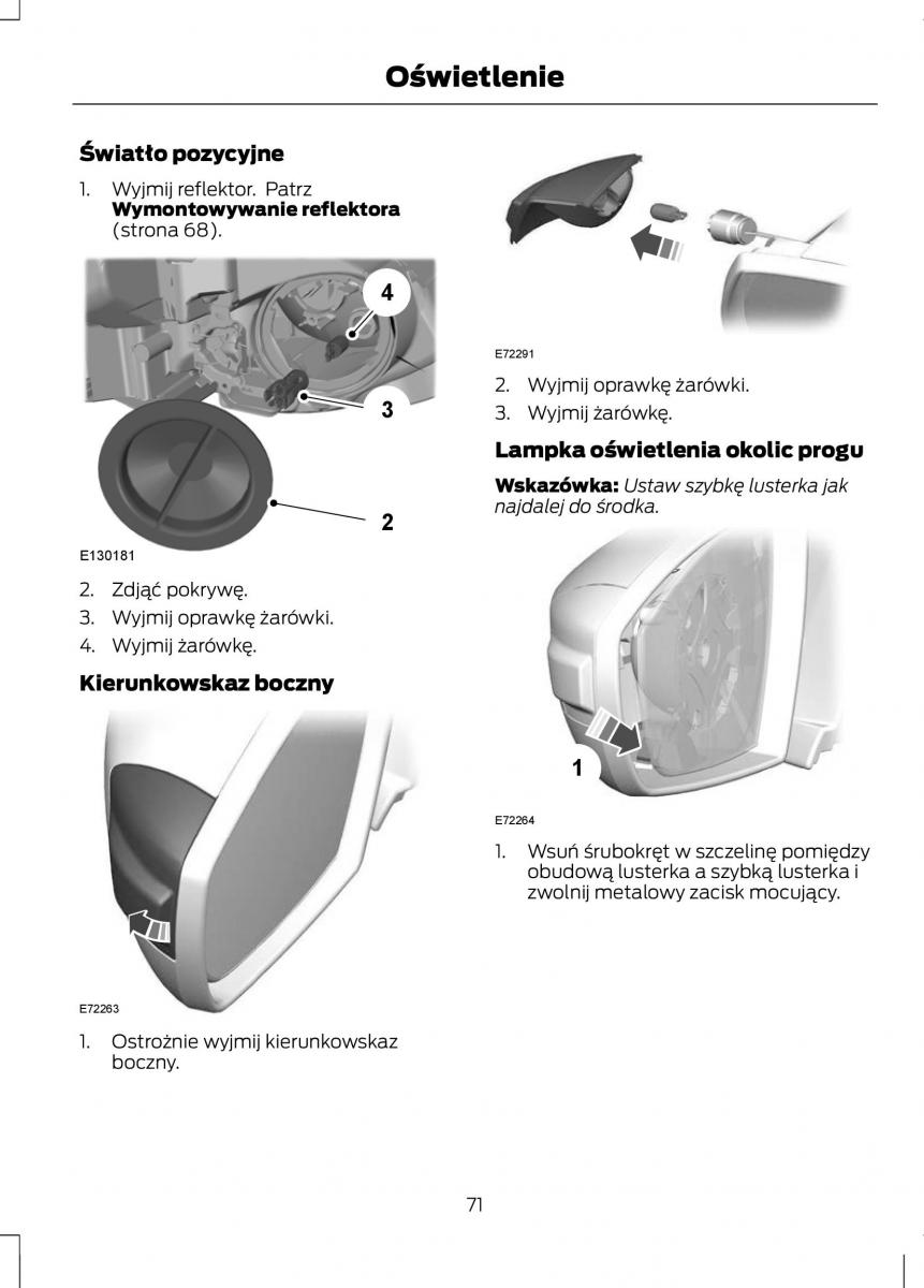 Ford C Max II 2 instrukcja obslugi / page 73