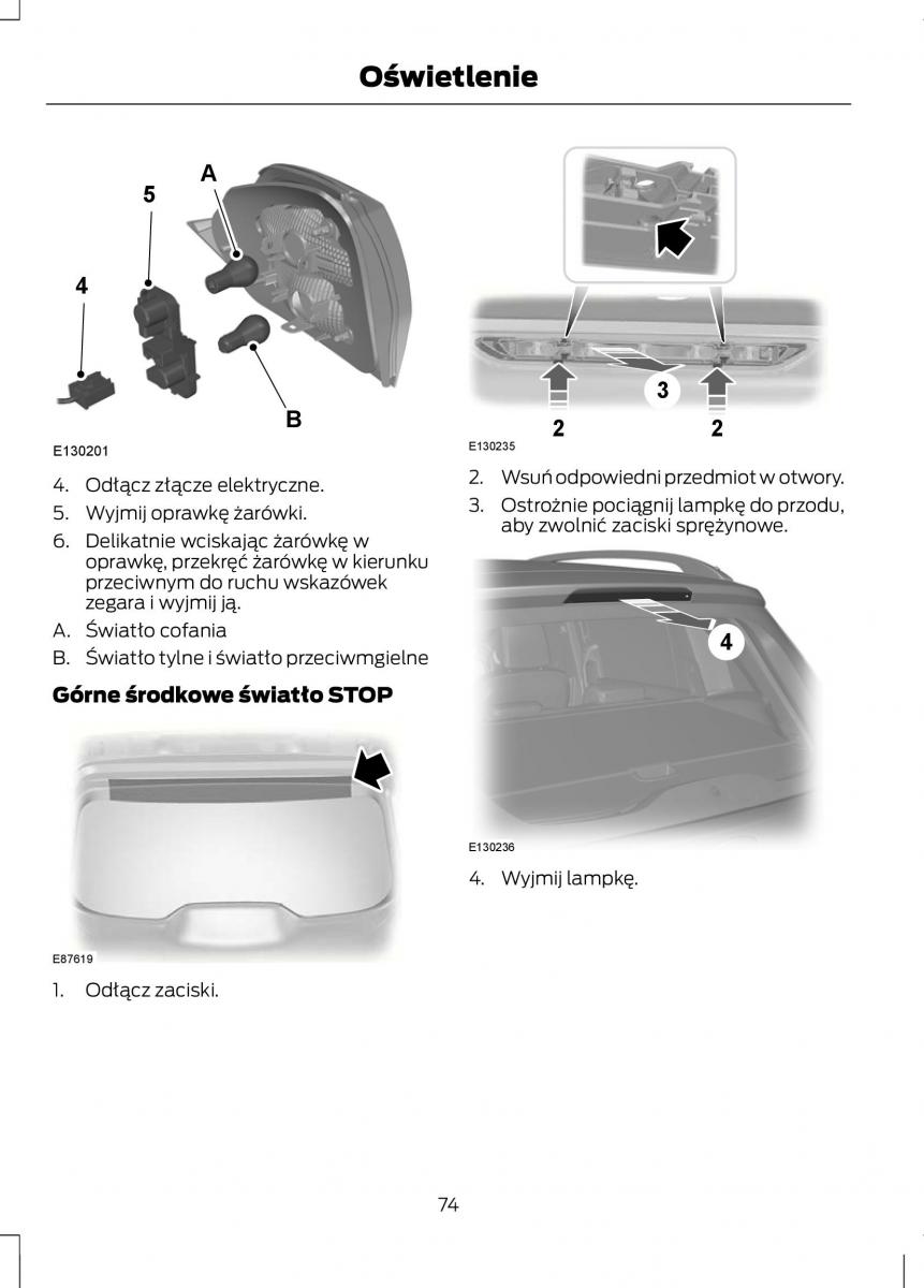 Ford C Max II 2 instrukcja obslugi / page 76