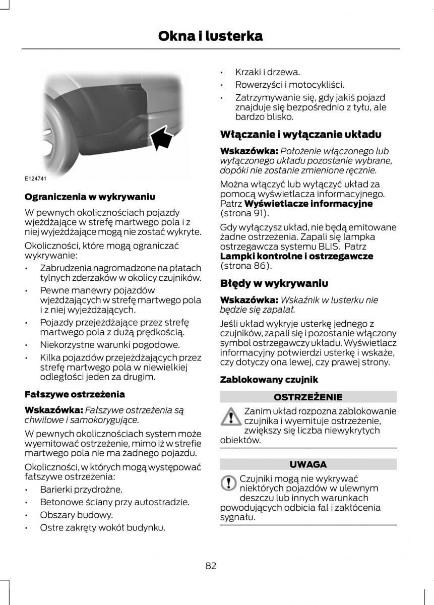 Ford C Max II 2 instrukcja obslugi / page 84