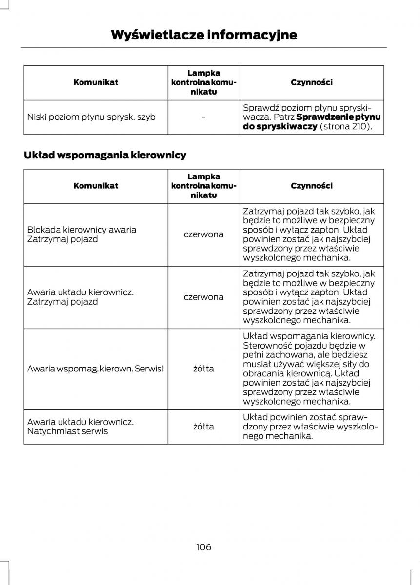 Ford C Max II 2 instrukcja obslugi / page 108