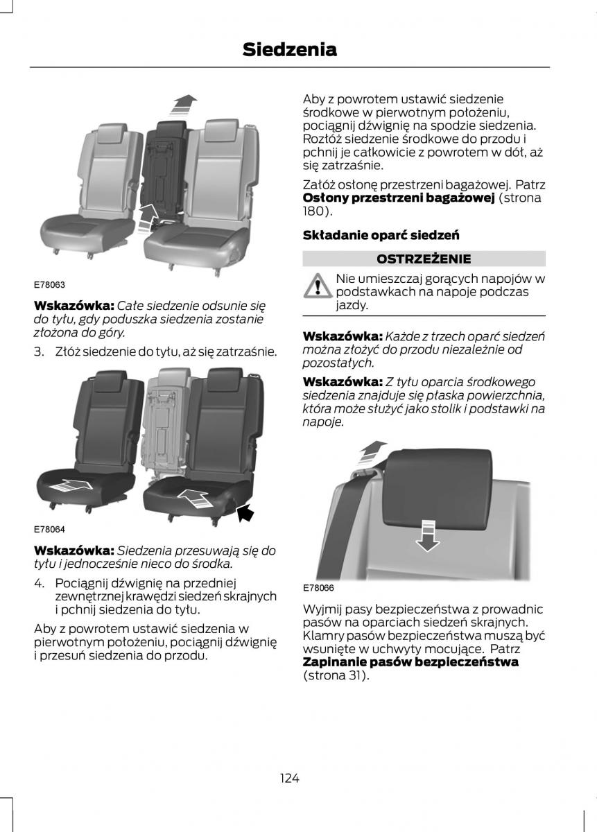 Ford C Max II 2 instrukcja obslugi / page 126