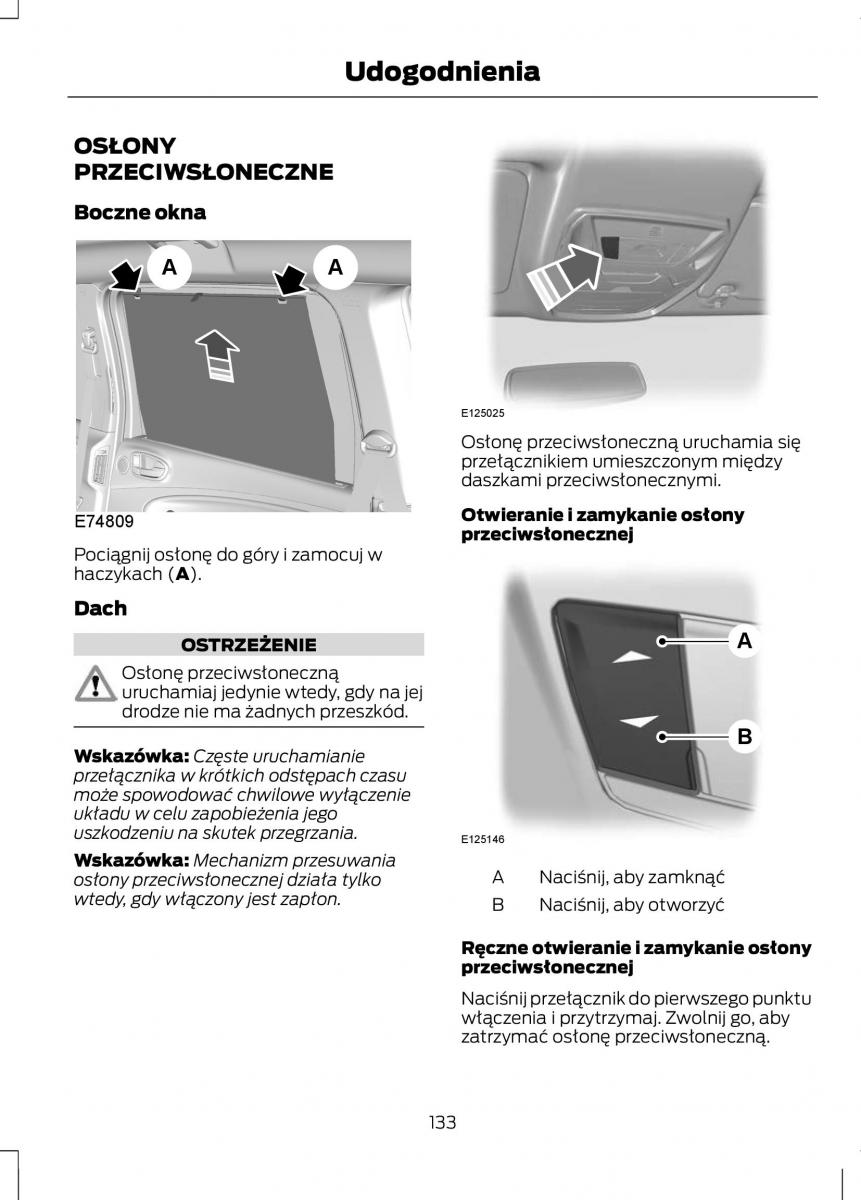 Ford C Max II 2 instrukcja obslugi / page 135